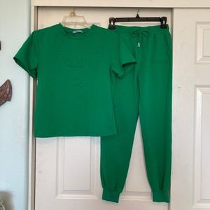 Prada Milano T-Shirt and Jogger Sweatpants Set